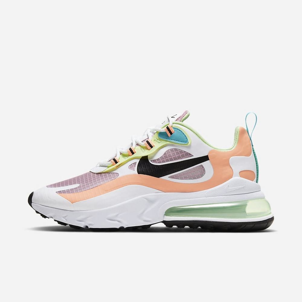 Sneakers Nike Air Max 270 React SE Rose 0417-586 Light Arctic Pink/Orange Pulse/White/Black Femme | ITL-89353937